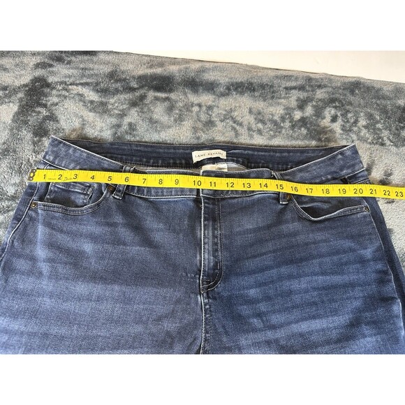 Lane Bryant Women's Blue Denim Mid Rise Skinny Jeans Size 20 - Picture 6 of 8